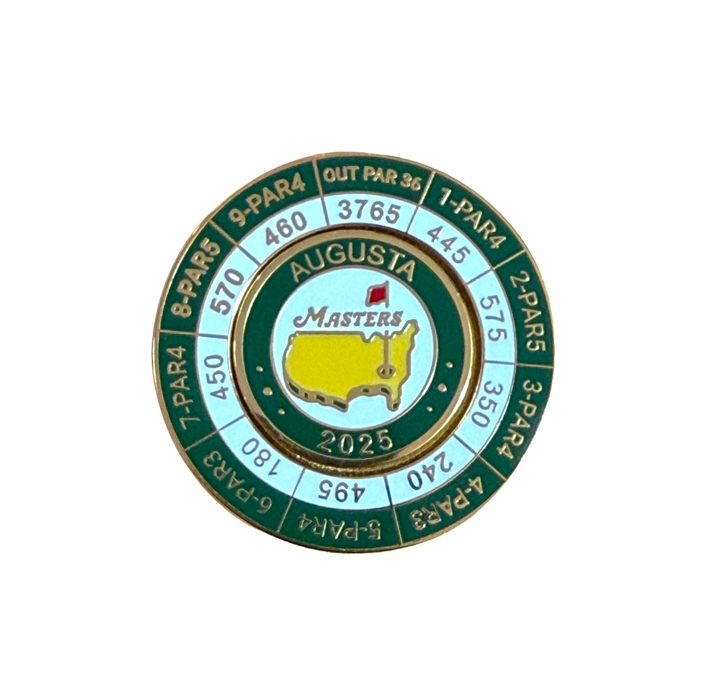 2025 Masters Tournament Magnetic Coin and Ball Marker