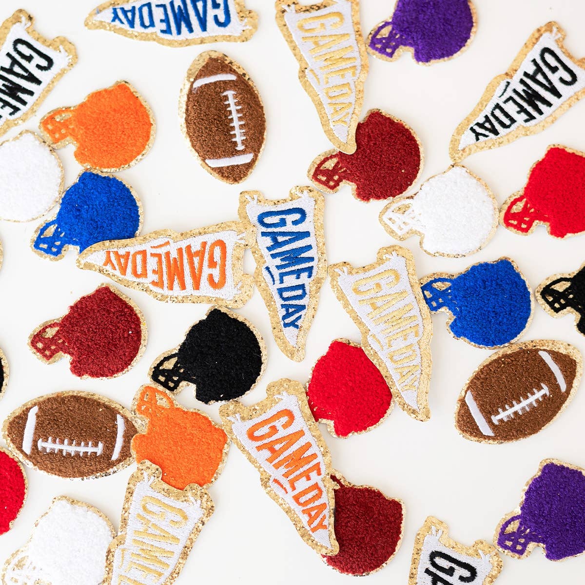 Orange Game Day Pennant Patch