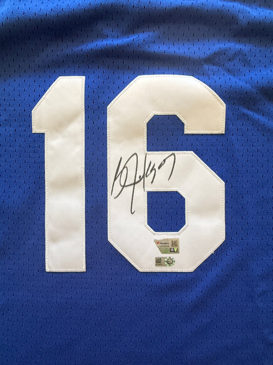 Signed Bo Jackson Kansas City Royals Jersey Autographed Fanatics COA 44L