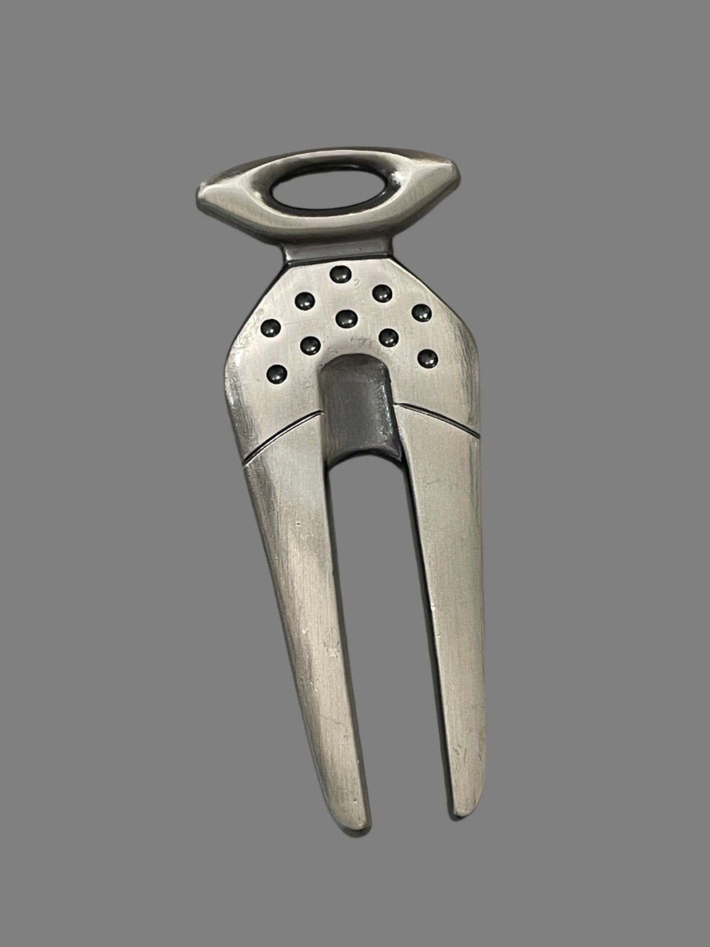 Oakley Golf Divot Repair Tool Metal Brushed Stainless