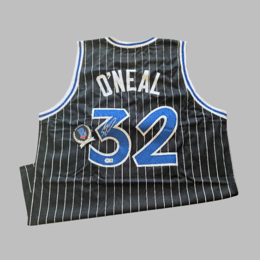 Signed Shaquille O'Neal Jersey Orlando Magic Autographed Shaq Beckett COA
