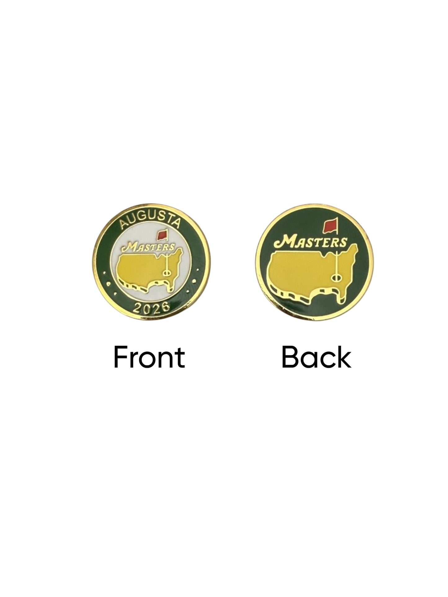 2026 Masters Tournament Magnetic Coin and Ball Marker
