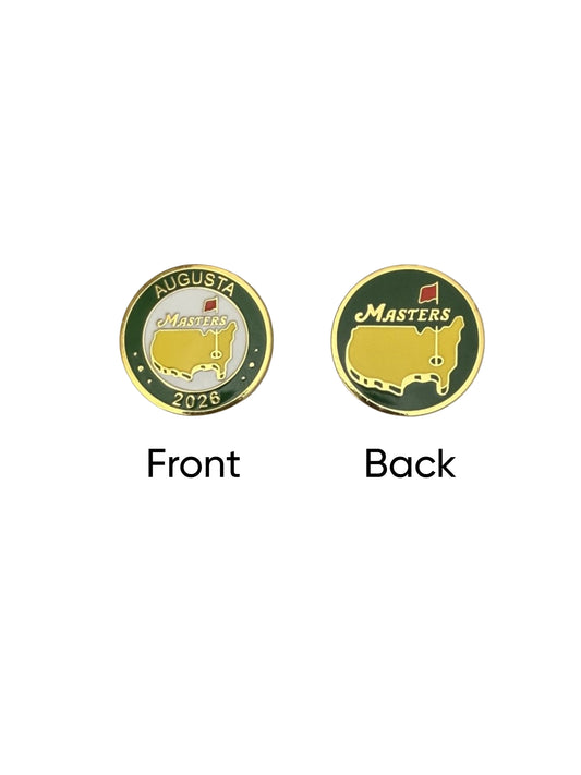 2026 Masters Tournament Magnetic Coin and Ball Marker