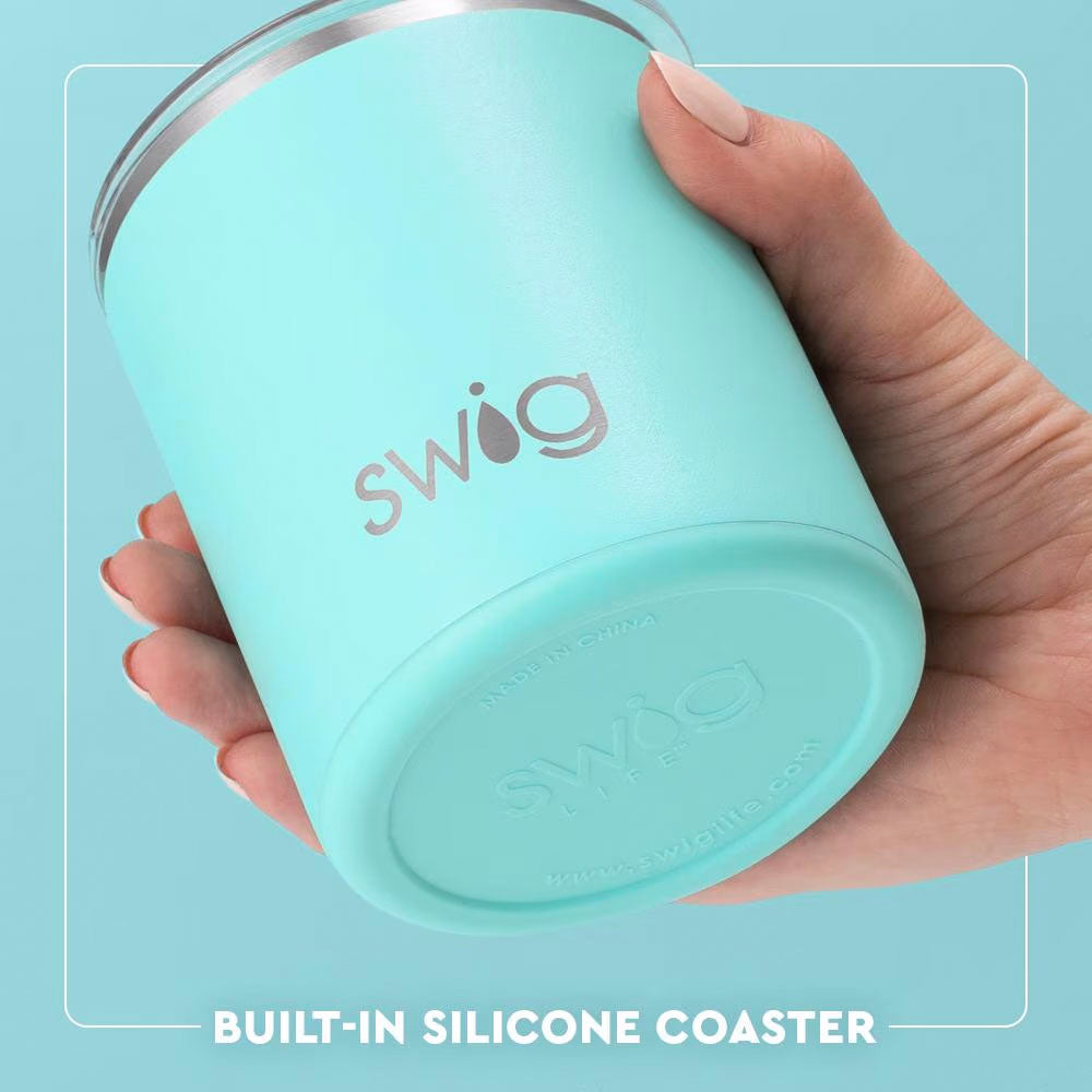 Swig Life Golf Ball 12oz Lowball Tumbler, Triple Insulated Lowball with Lid, Dishwasher Safe, Double Wall, and Vacuum Sealed Travel Coffee Mug