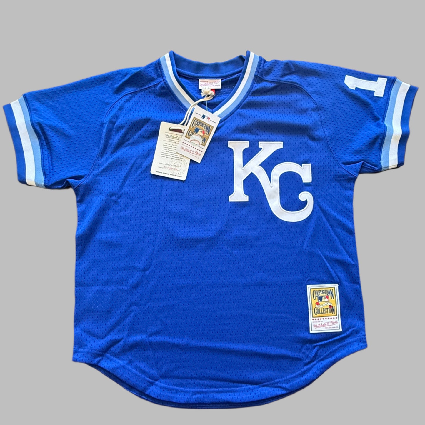 Signed Bo Jackson Kansas City Royals Jersey Autographed Fanatics COA 44L