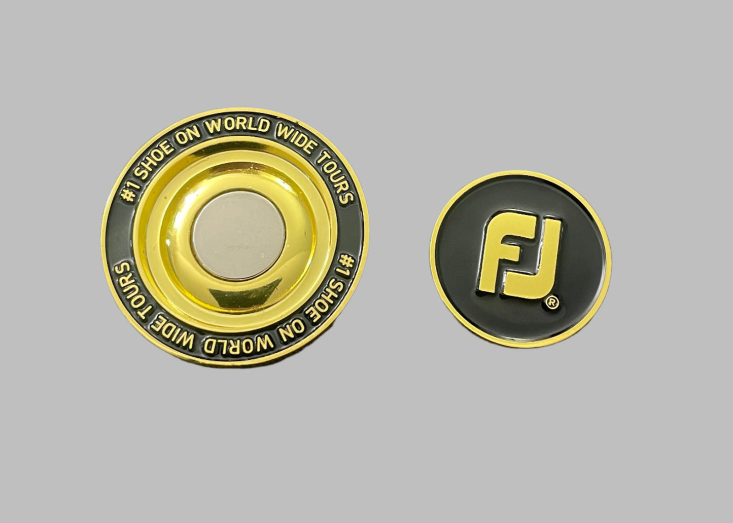 FootJoy Coin and Magnetic Ball Marker Black Gold