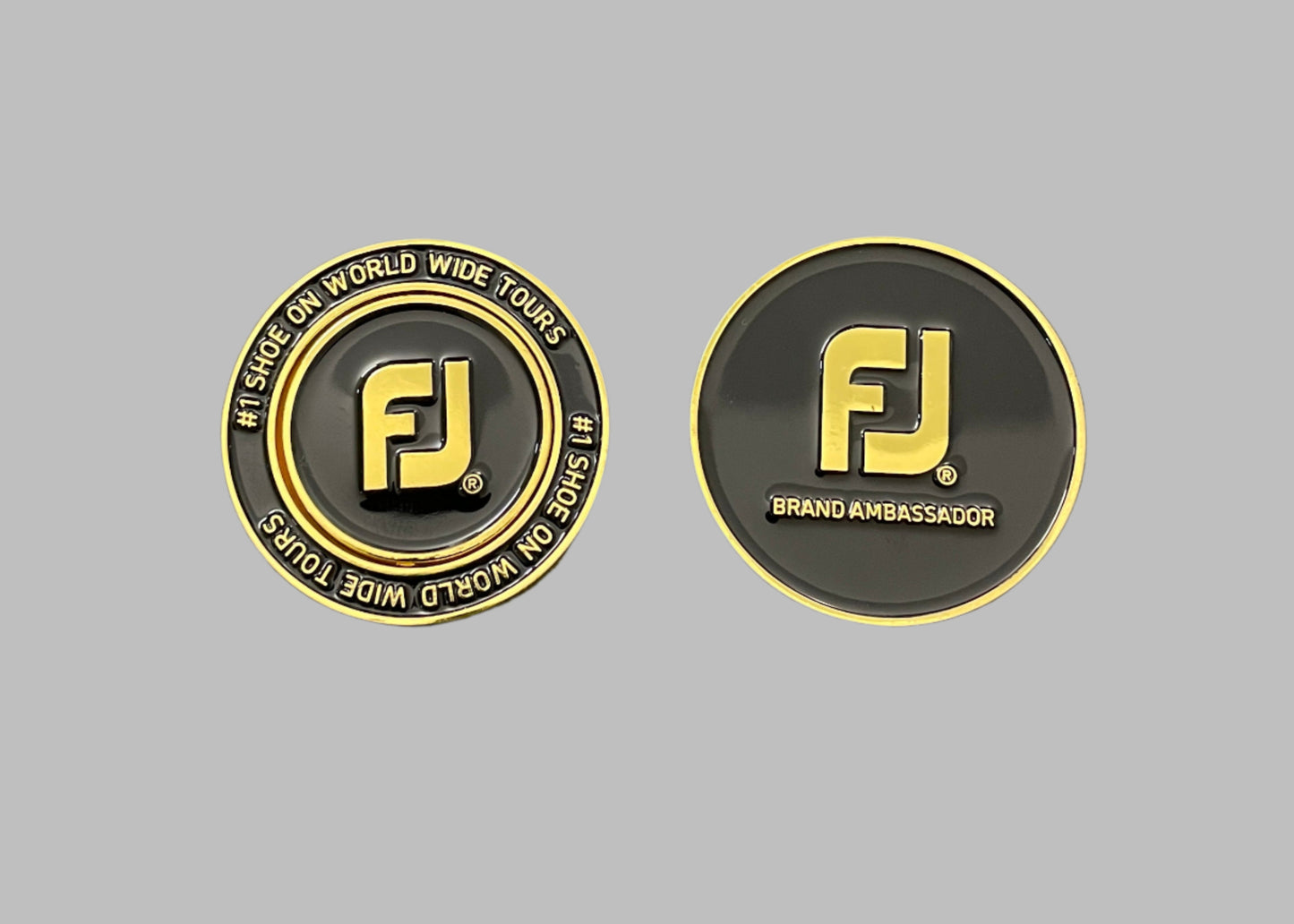 FootJoy Coin and Magnetic Ball Marker Black Gold