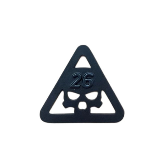 PXG Darkness 26 Ball Marker Skull Triangle Raised Numbers