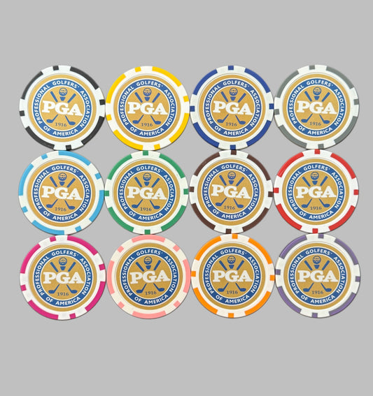 PGA Professional Golfers' Association of America Poker Chip Magnetic Ball Marker