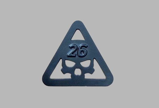 PXG Darkness 26 Triangle Ball Marker Skull Raised Numbers
