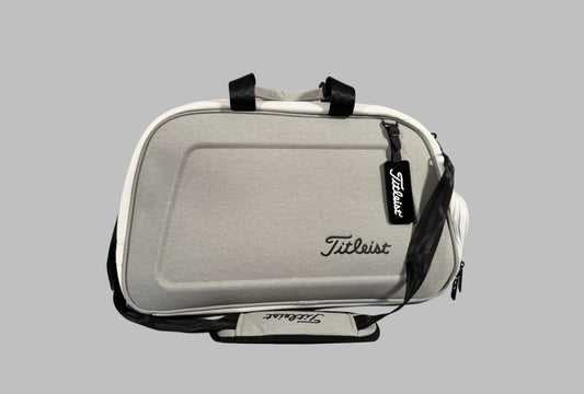 Titleist Golf Boston Travel Bag Grey White Shoe Compartment