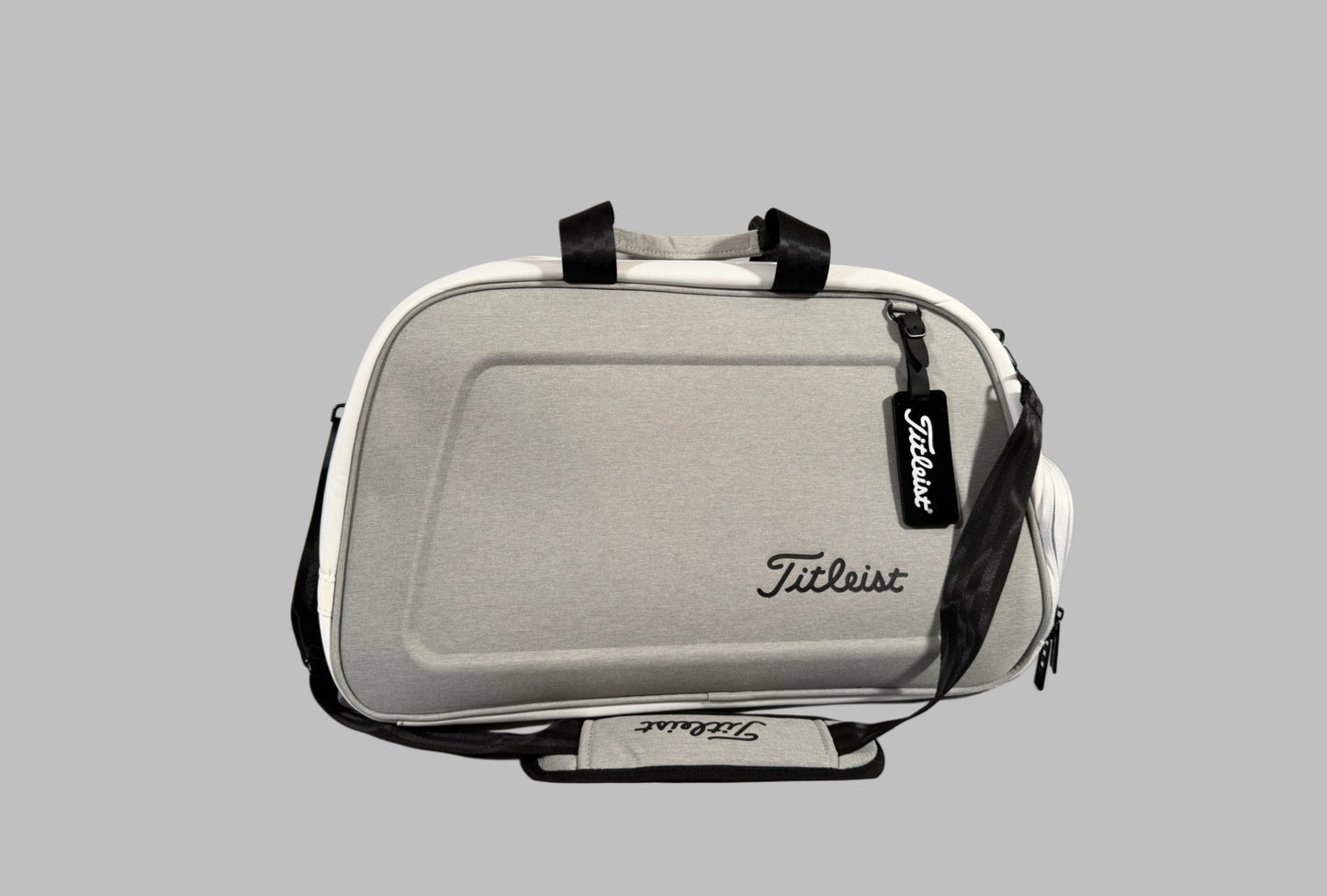 Titleist Golf Boston Travel Bag Grey White Shoe Compartment
