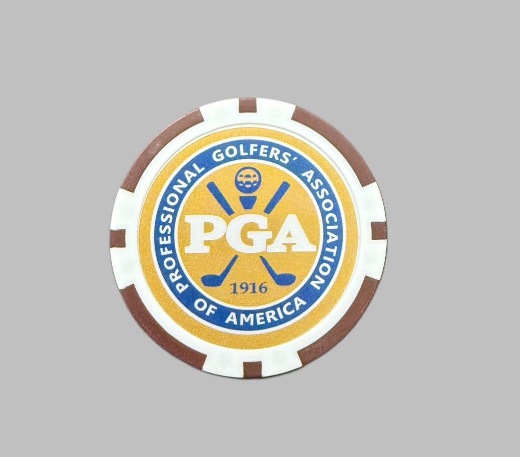 PGA Professional Golfers' Association of America Poker Chip Magnetic Ball Marker