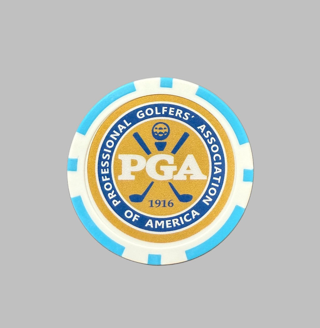 PGA Professional Golfers' Association of America Poker Chip Magnetic Ball Marker