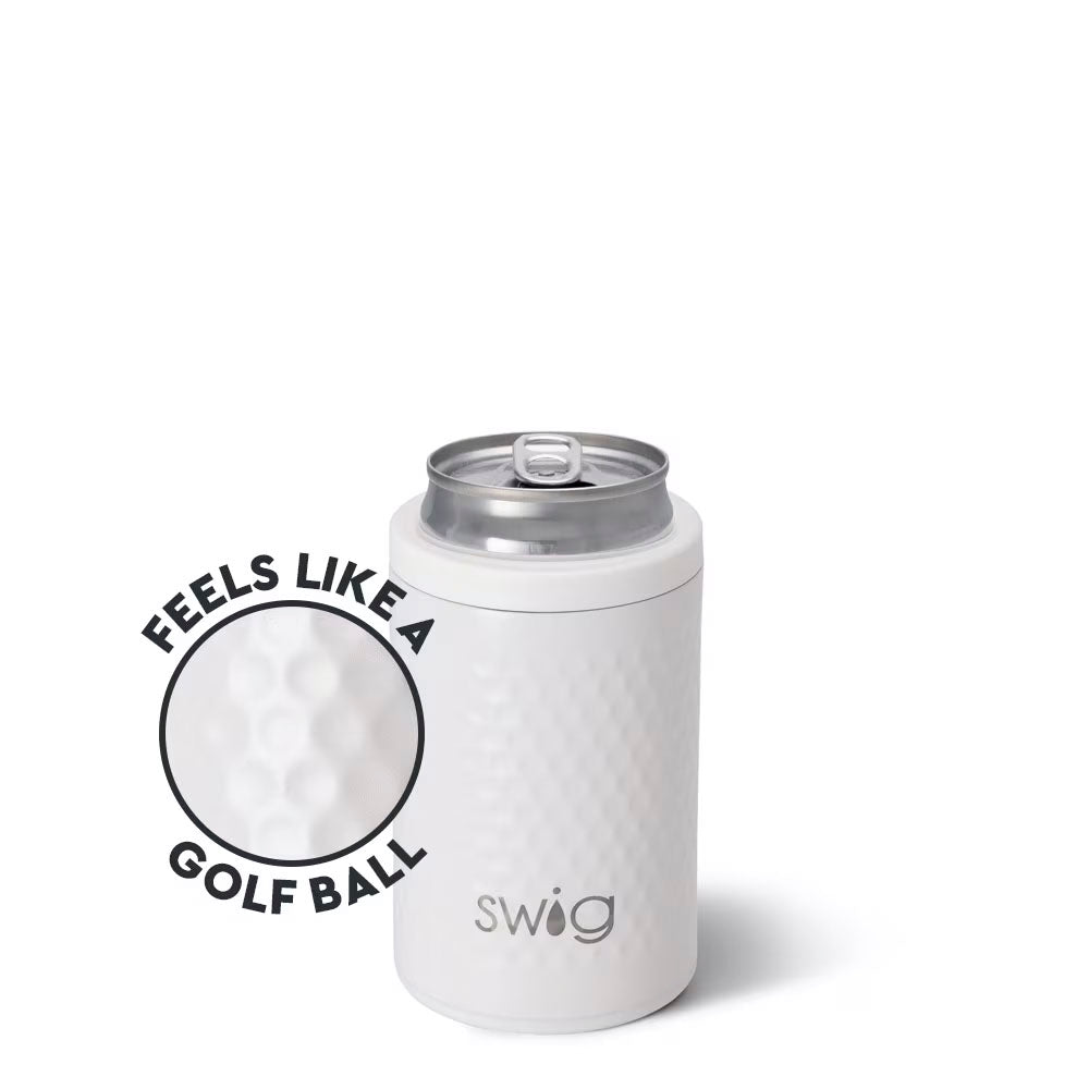 Swig Life Golf Ball 12oz Can + Ball Holder, Insulated Bottle & Can Holder, Stainless Steel Cooler