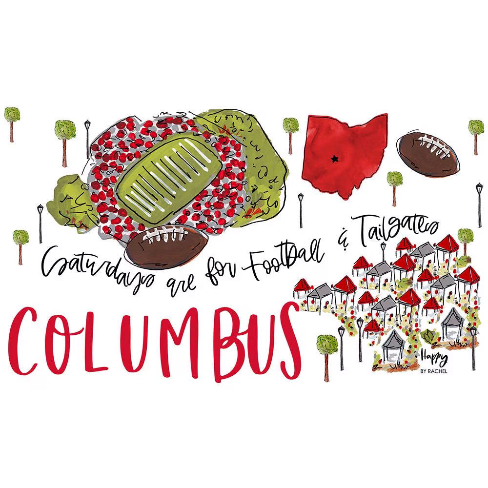 Swig Life Saturdays in Columbus Mega Mug 40oz Ohio State Buckeyes