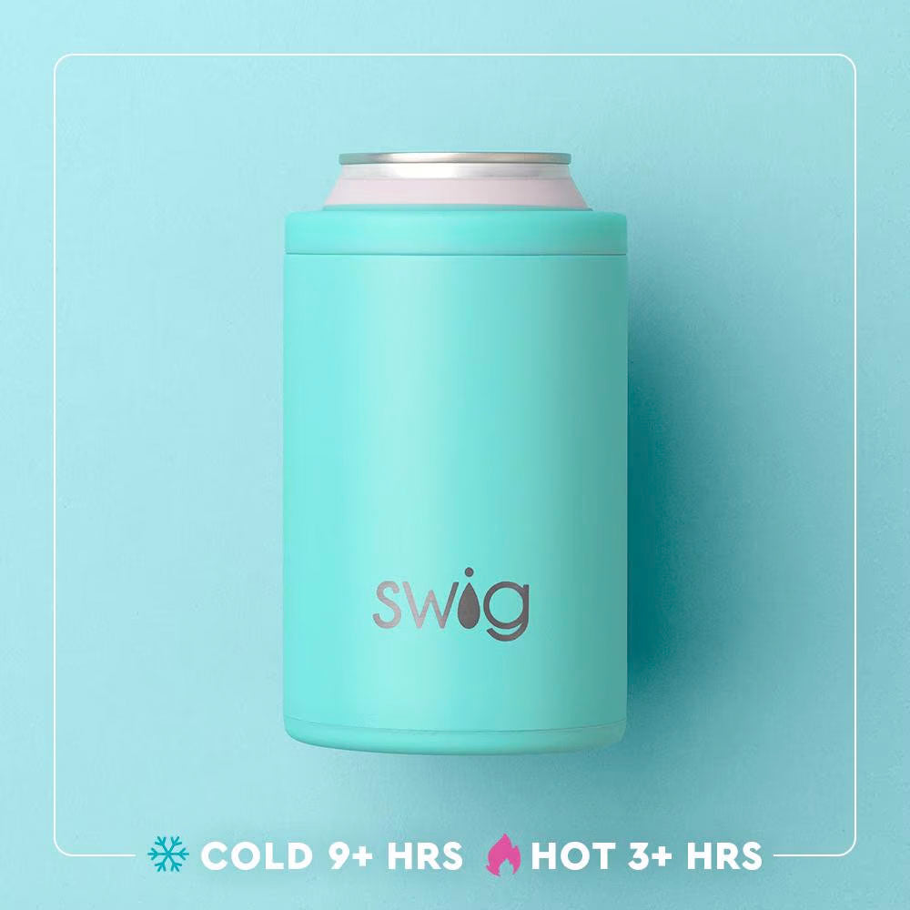 Swig Life Golf Ball 12oz Can + Ball Holder, Insulated Bottle & Can Holder, Stainless Steel Cooler